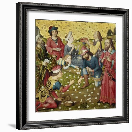 The Gathering of Manna-Dieric Umkreis Bouts-Framed Giclee Print