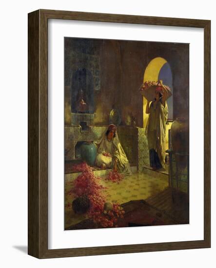 The Gathering of Roses-Rudolph Ernst-Framed Giclee Print