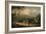 The Gathering Storm (Oil on Panel)-Julius Caesar Ibbetson-Framed Giclee Print