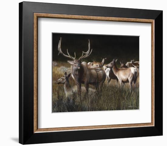 The Gathering-Kevin Daniel-Framed Art Print