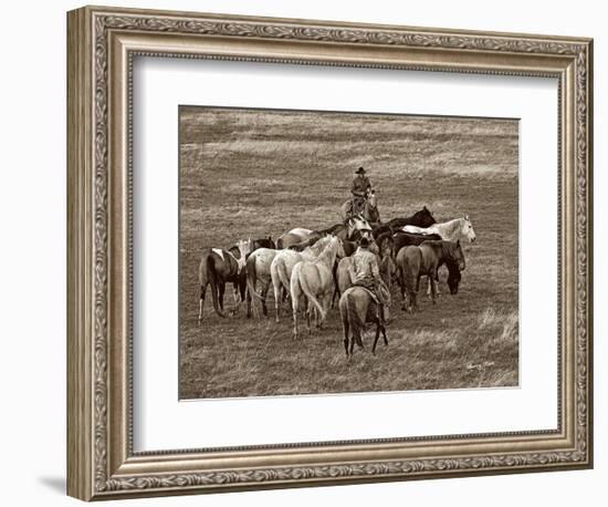 The Gathering-Barry Hart-Framed Art Print