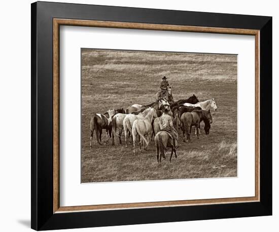 The Gathering-Barry Hart-Framed Art Print