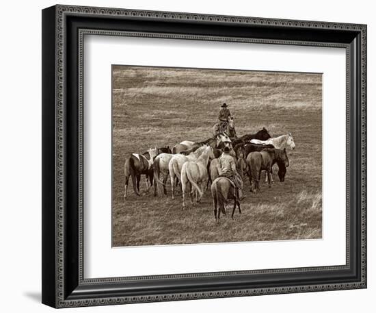 The Gathering-Barry Hart-Framed Art Print