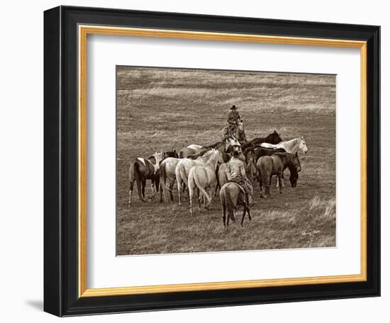 The Gathering-Barry Hart-Framed Art Print