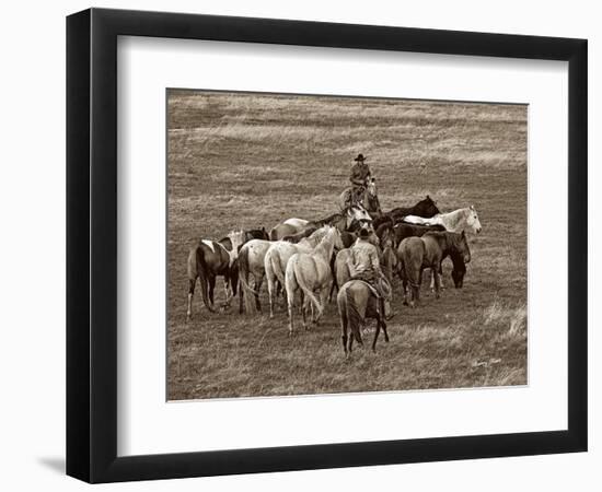 The Gathering-Barry Hart-Framed Art Print