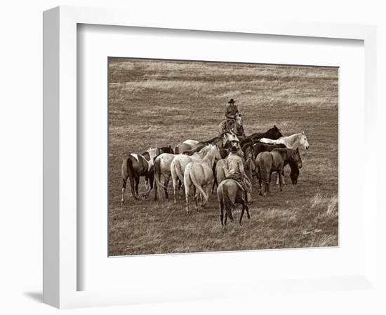 The Gathering-Barry Hart-Framed Art Print