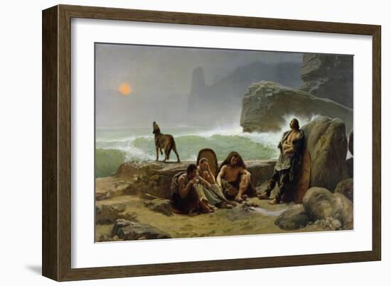 The Gaulish Coastguards, 1888-Jean Jules Antoine Lecomte du Nouy-Framed Giclee Print