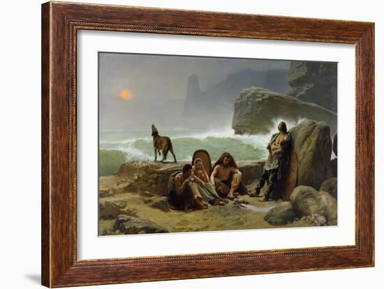 The Gaulish Coastguards, 1888-Jean Jules Antoine Lecomte du Nouy-Framed Giclee Print