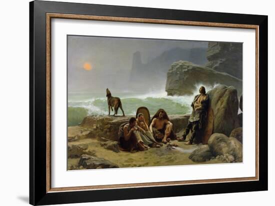 The Gaulish Coastguards, 1888-Jean Jules Antoine Lecomte du Nouy-Framed Giclee Print