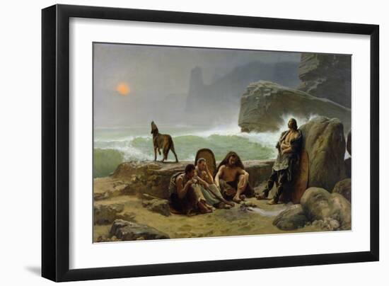 The Gaulish Coastguards, 1888-Jean Jules Antoine Lecomte du Nouy-Framed Giclee Print