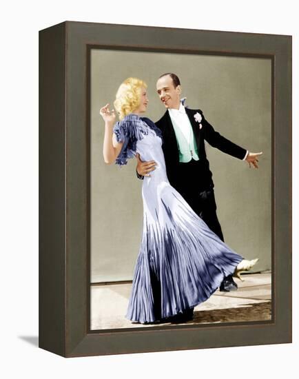 The Gay Divorce, Ginger Rogers, Fred Astaire, 1934-null-Framed Stretched Canvas