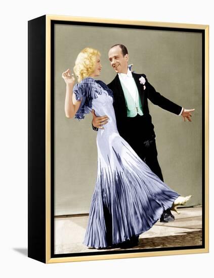 The Gay Divorce, Ginger Rogers, Fred Astaire, 1934-null-Framed Stretched Canvas