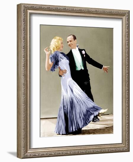 The Gay Divorce, Ginger Rogers, Fred Astaire, 1934-null-Framed Photo