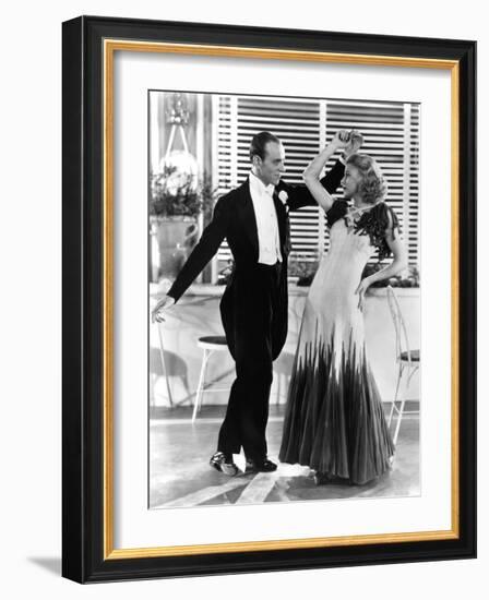 The Gay Divorcee, Fred Astaire, Ginger Rogers, in 'The Continental' Number, 1934-null-Framed Photo