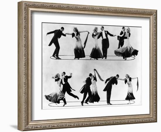 The Gay Divorcee, Fred Astaire, Ginger Rogers in the Dance "The Continental, " 1934-null-Framed Photo