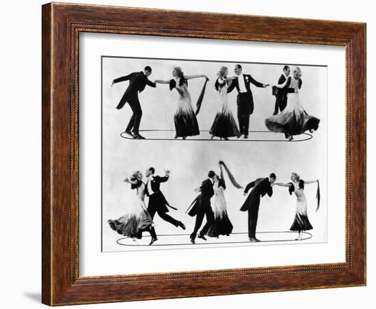 The Gay Divorcee, Fred Astaire, Ginger Rogers in the Dance "The Continental, " 1934-null-Framed Photo