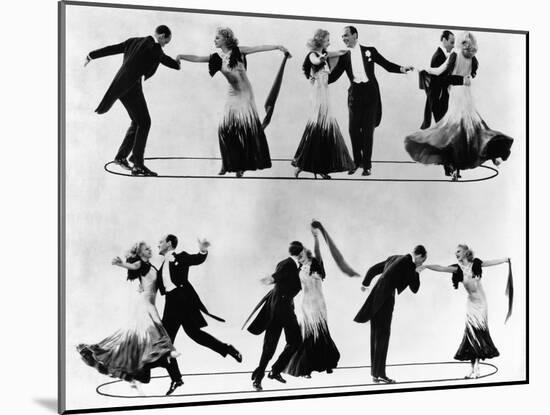 The Gay Divorcee, Fred Astaire, Ginger Rogers in the Dance "The Continental, " 1934-null-Mounted Photo