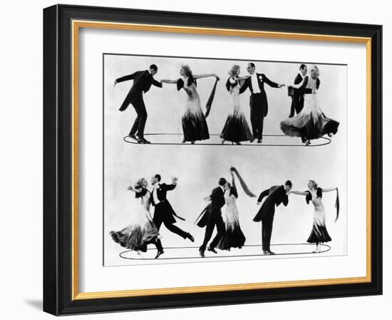 The Gay Divorcee, Fred Astaire, Ginger Rogers in the Dance "The Continental, " 1934-null-Framed Photo