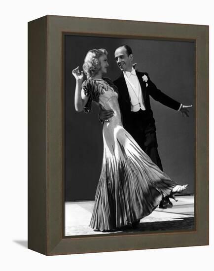 The Gay Divorcee, Ginger Rogers, Fred Astaire, 1934-null-Framed Stretched Canvas
