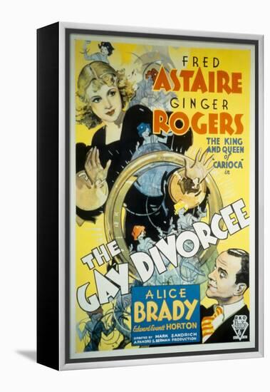 The Gay Divorcee, Ginger Rogers, Fred Astaire, 1934-null-Framed Stretched Canvas