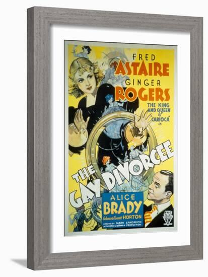 The Gay Divorcee, Ginger Rogers, Fred Astaire, 1934-null-Framed Art Print