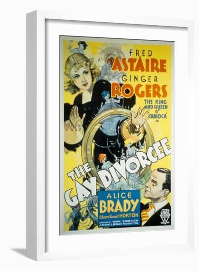 The Gay Divorcee, Ginger Rogers, Fred Astaire, 1934-null-Framed Art Print