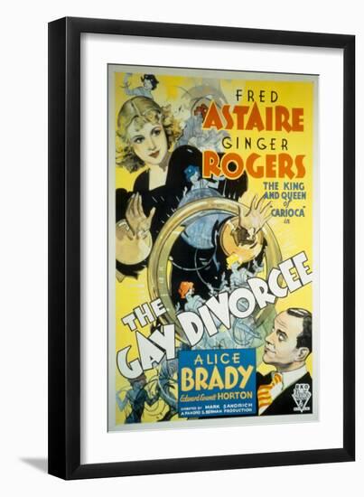The Gay Divorcee, Ginger Rogers, Fred Astaire, 1934-null-Framed Premium Giclee Print