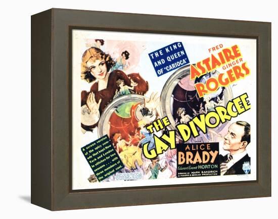 The Gay Divorcee, Ginger Rogers, Fred Astaire, 1934-null-Framed Stretched Canvas