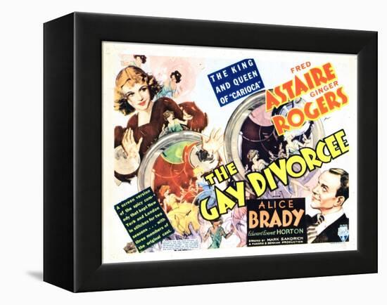 The Gay Divorcee, Ginger Rogers, Fred Astaire, 1934-null-Framed Stretched Canvas