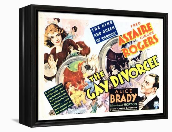 The Gay Divorcee, Ginger Rogers, Fred Astaire, 1934-null-Framed Stretched Canvas