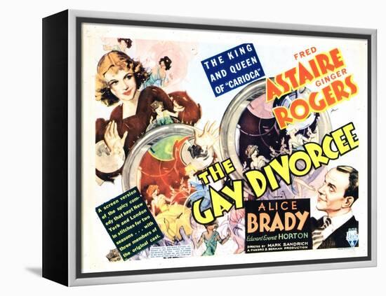 The Gay Divorcee, Ginger Rogers, Fred Astaire, 1934-null-Framed Stretched Canvas