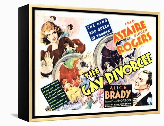 The Gay Divorcee, Ginger Rogers, Fred Astaire, 1934-null-Framed Stretched Canvas