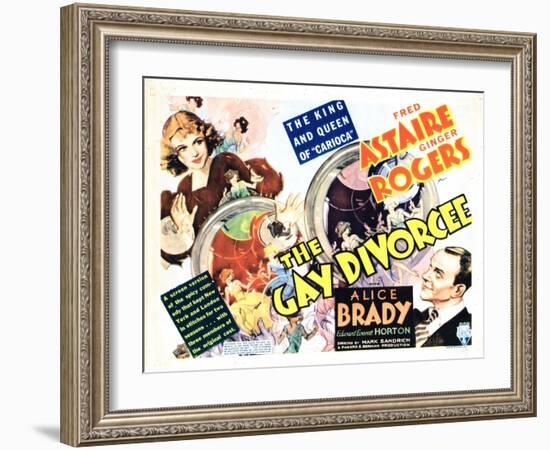 The Gay Divorcee, Ginger Rogers, Fred Astaire, 1934-null-Framed Photo