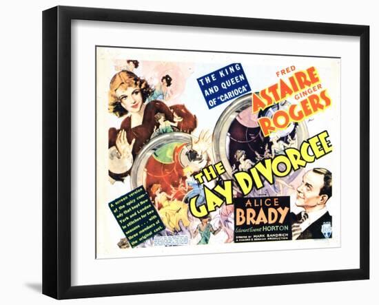 The Gay Divorcee, Ginger Rogers, Fred Astaire, 1934-null-Framed Photo