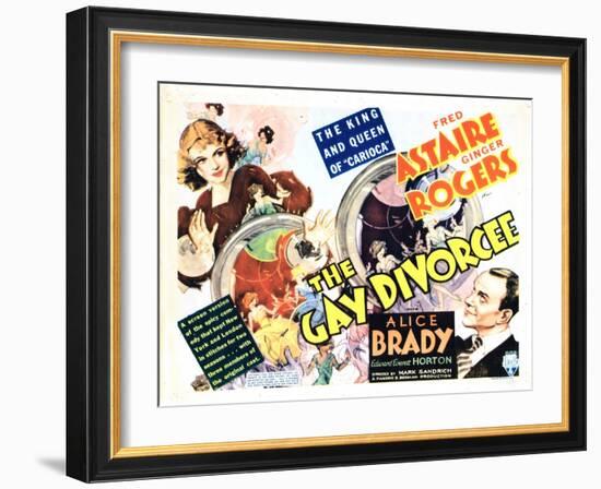 The Gay Divorcee, Ginger Rogers, Fred Astaire, 1934-null-Framed Photo