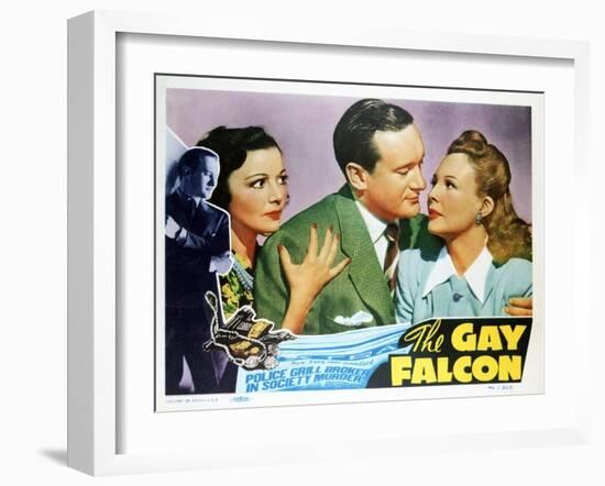 The Gay Falcon - Lobby Card Reproduction-null-Framed Photo