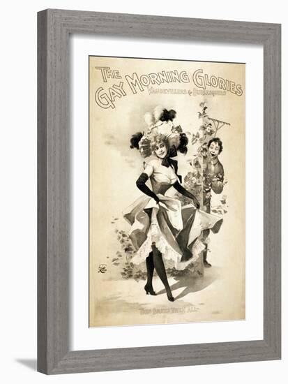 The Gay Morning Glories, 1898-Science Source-Framed Giclee Print