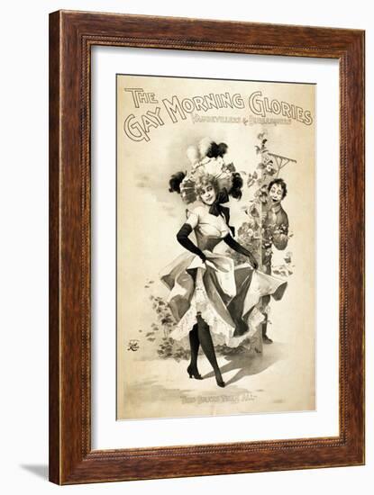 The Gay Morning Glories, 1898-Science Source-Framed Giclee Print