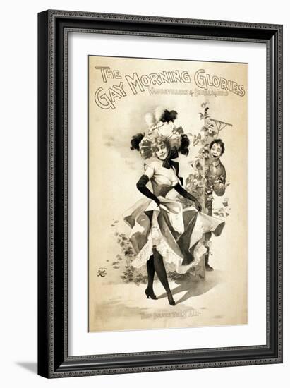 The Gay Morning Glories, 1898-Science Source-Framed Giclee Print