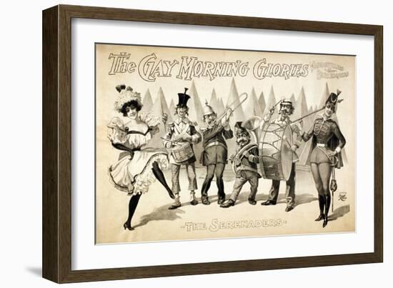 The Gay Morning Glories, 1898-Science Source-Framed Giclee Print