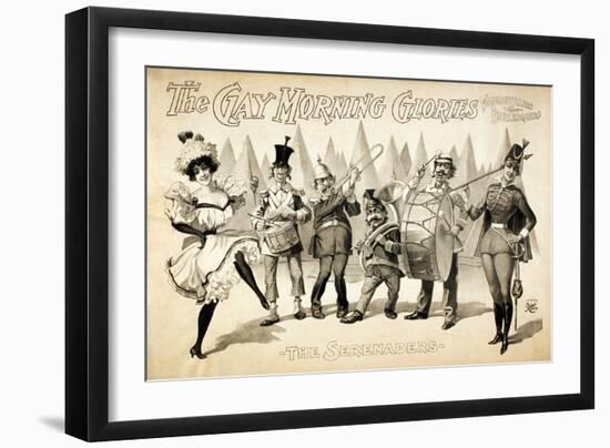 The Gay Morning Glories, 1898-Science Source-Framed Giclee Print