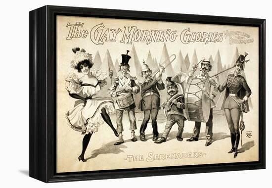 The Gay Morning Glories, 1898-Science Source-Framed Premier Image Canvas