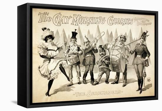 The Gay Morning Glories, 1898-Science Source-Framed Premier Image Canvas