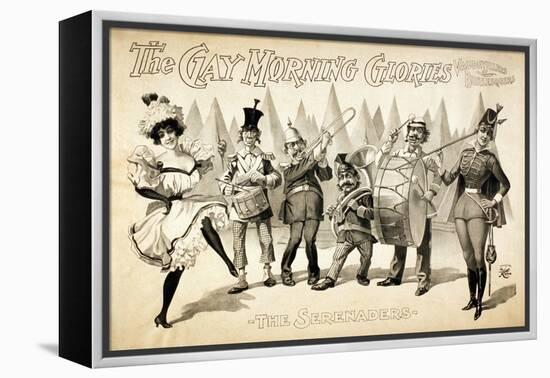 The Gay Morning Glories, 1898-Science Source-Framed Premier Image Canvas