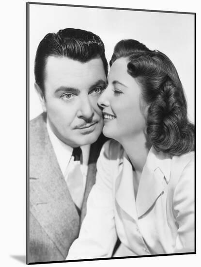The Gay Sisters, from Left: George Brent, Barbara Stanwyck, 1942-null-Mounted Photo