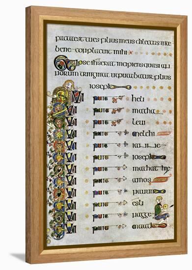 The Genealogy of Christ, 800 Ad-null-Framed Premier Image Canvas