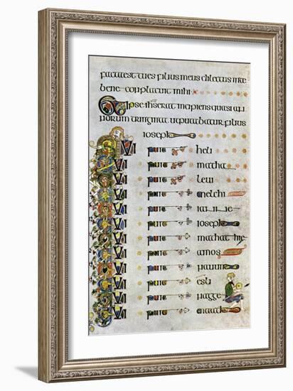 The Genealogy of Christ, 800 Ad-null-Framed Giclee Print