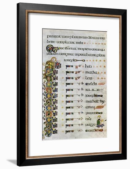 The Genealogy of Christ, 800 Ad-null-Framed Giclee Print