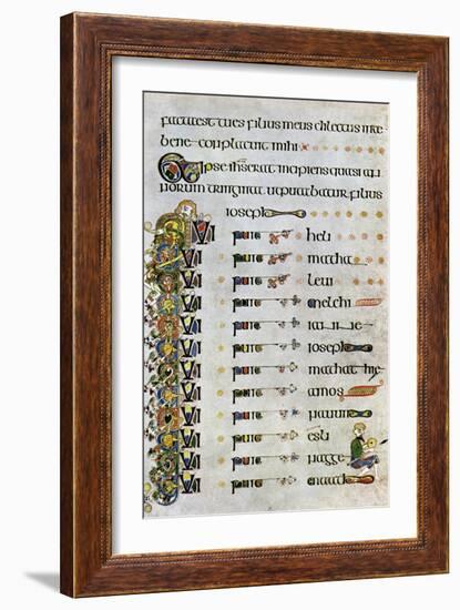 The Genealogy of Christ, 800 Ad-null-Framed Giclee Print