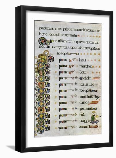 The Genealogy of Christ, 800 Ad-null-Framed Giclee Print